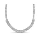 Made In Italy Womens 20 Inch Sterling Silver Link Necklace