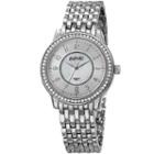 August Steiner Womens Silver Tone Strap Watch-as-8246ss