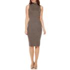 Rn Studio By Ronni Nicole Sleeveless Solid Sweater Midi Sheath Dress