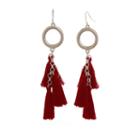 Mixit 1.23 Primary Multi Color Table Drop Earrings