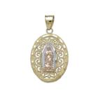 Tesoro&trade; Tri-color Our Lady Of Guadalupe Pendant