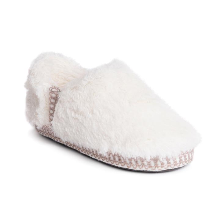 Muk Luks Joana Fur Moccasin Slippers