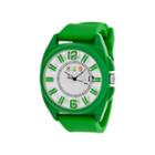 Crayo Sunset Lime Silicone-band Watch With Date Cracr3306