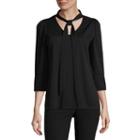 Worthington 3/4 Sleeve Knit Blouse-talls