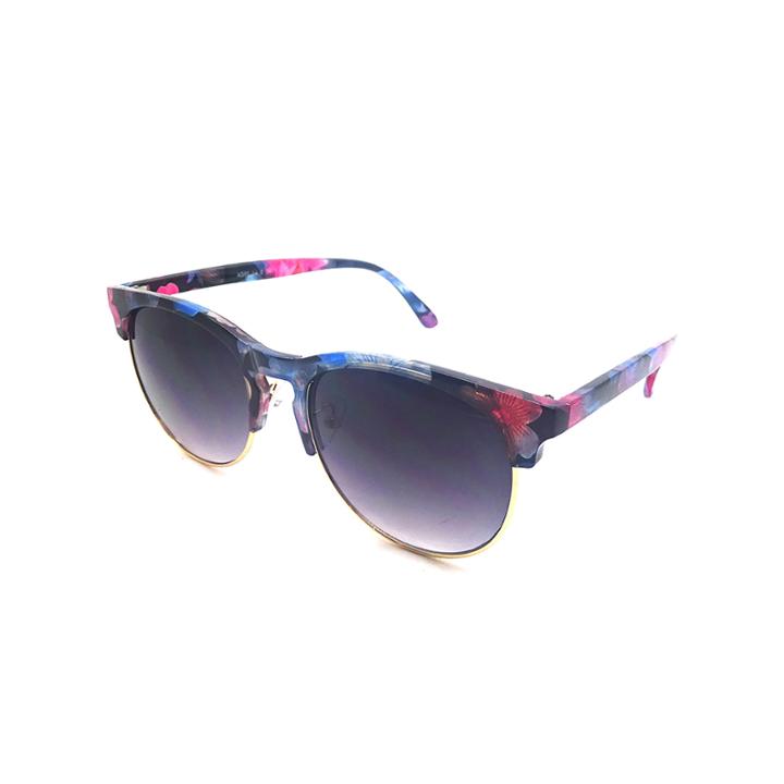 Fantas Eyes Half Frame Round Uv Protection Sunglasses