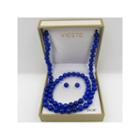 Vieste Rosa Womens 3-pc. Blue Brass Jewelry Set