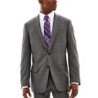Claiborne Black & White Nailhead Stretch Suit Jacket - Classic Fit