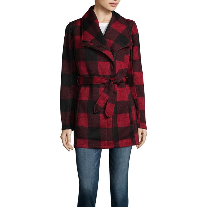 Mo-ka Lightweight Belted Peacoat