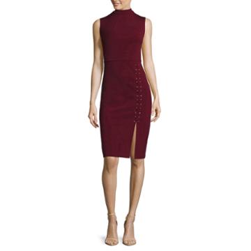 Weslee Rose Sleeveless Lace-up Dress