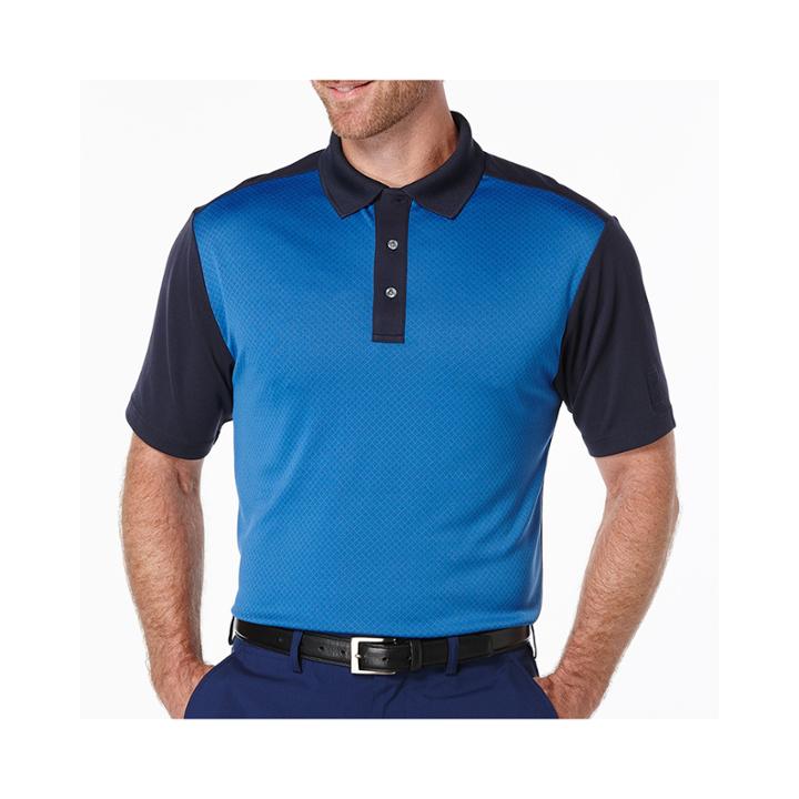 Pga Tour Short-sleeve Argyle Jacquard Polo