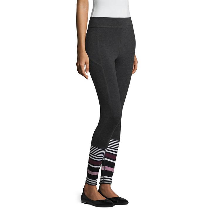 Mixit Stripe Hem Leggings