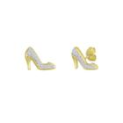 1/10 Ct. T.w. Diamond High Heel Shoe Earrings