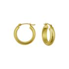Majestique&trade; 18k Yellow Gold 15mm Hoop Earrings