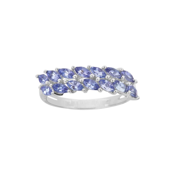Limited Quantities Genuine Tanzanite 10k White Gold Ring