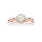 1/2 Ct. T.w. Diamond 14k Two-tone Engagement Ring