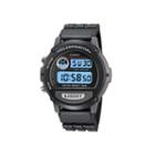Casio Illuminator Mens Black Resin Strap Chronograph Sport Watch W87h-1vos