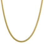 Semisolid Wheat 18 Inch Chain Necklace
