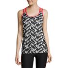 Xersion&trade; Semi-fit Double-strap Tank Top With Pop Binding