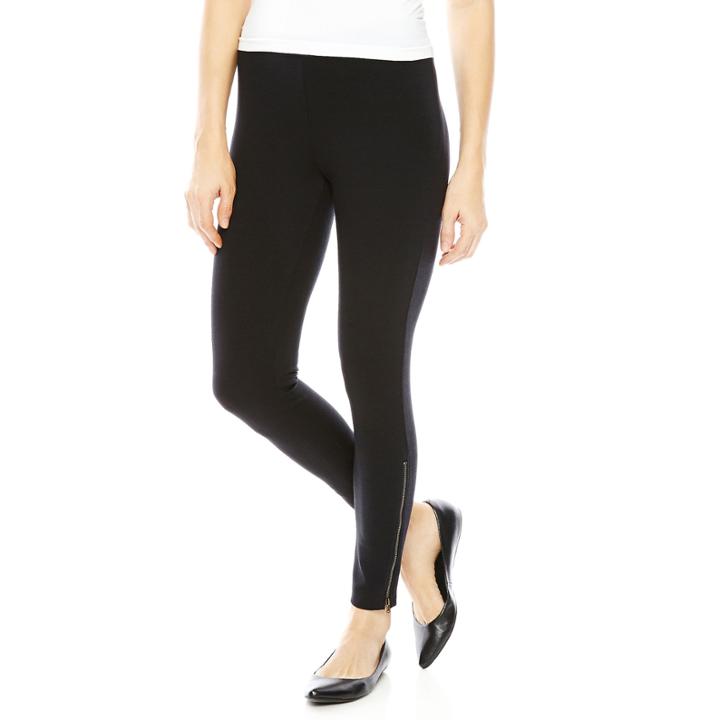 Mixit&trade; Zipper Ponte Leggings