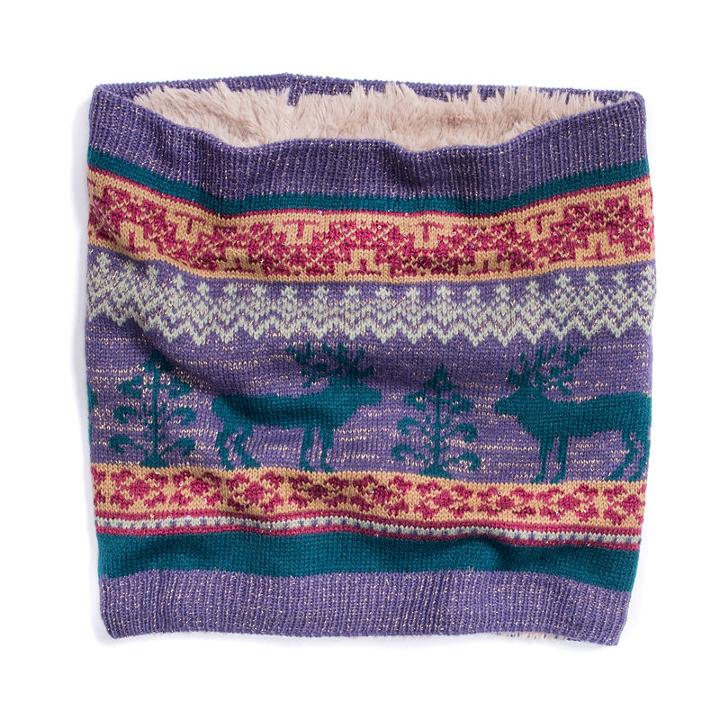 Muk Luks Women's Fairisle Funnel