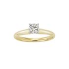 1/2 Ct. Certified Diamond 18k Yellow Gold Solitaire Ring