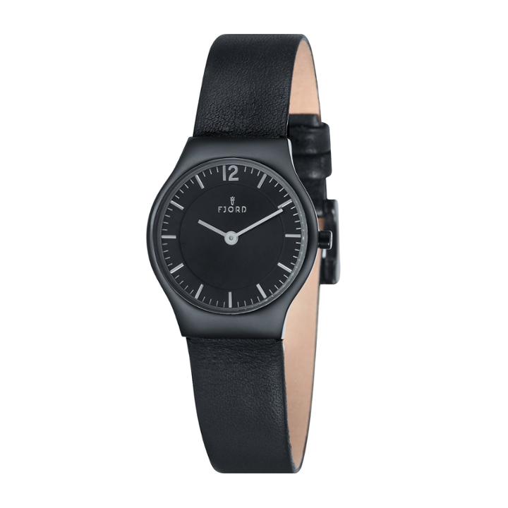 Fjord Womens Black Strap Watch-fj-6029-03