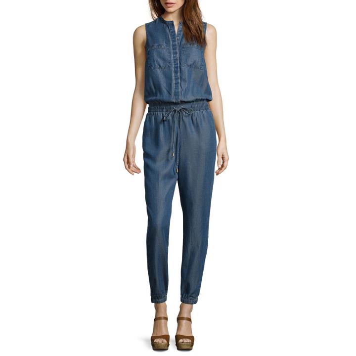 A.n.a Sleeveless Woven Jumpsuit
