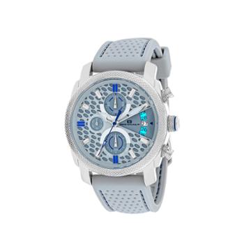 Oceanaut Kryptonite Mens Gray Rubber Strap Watch