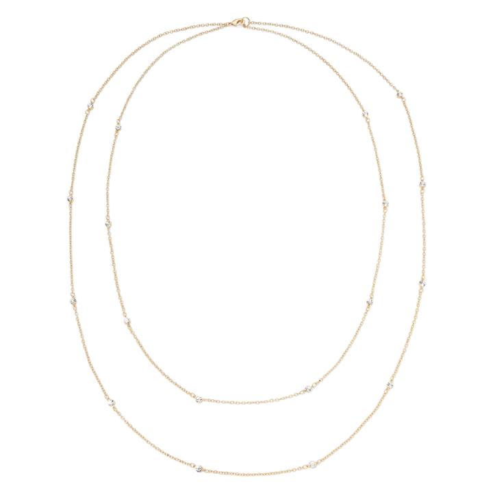 Bold Elements&trade; Gold-tone Long Layered Necklace