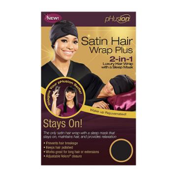 Phusion Luxury Hair Wrap Plus Black Mc Hair Wrap
