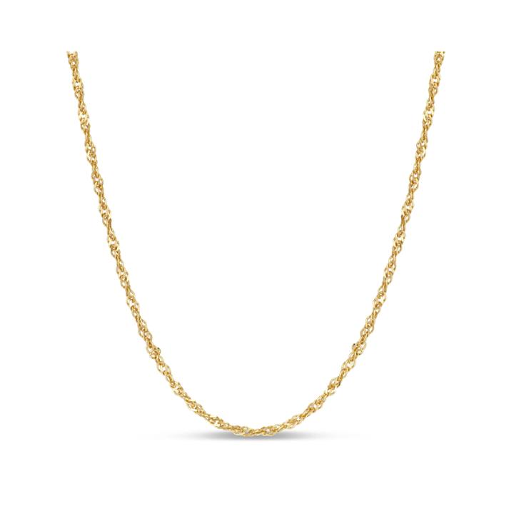 Gold Over Silver 30 Inch Chain Necklace