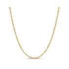Gold Over Silver 30 Inch Chain Necklace