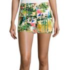 Nicole By Nicole Miller Woven Stretch Shorts