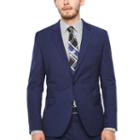 Jf Dark Blue Texture Jacket-super Slim