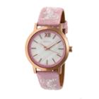 Bertha Unisex Pink Strap Watch-bthbr7305