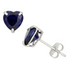 Lab Created Blue Sapphire 6.1mm Stud Earrings