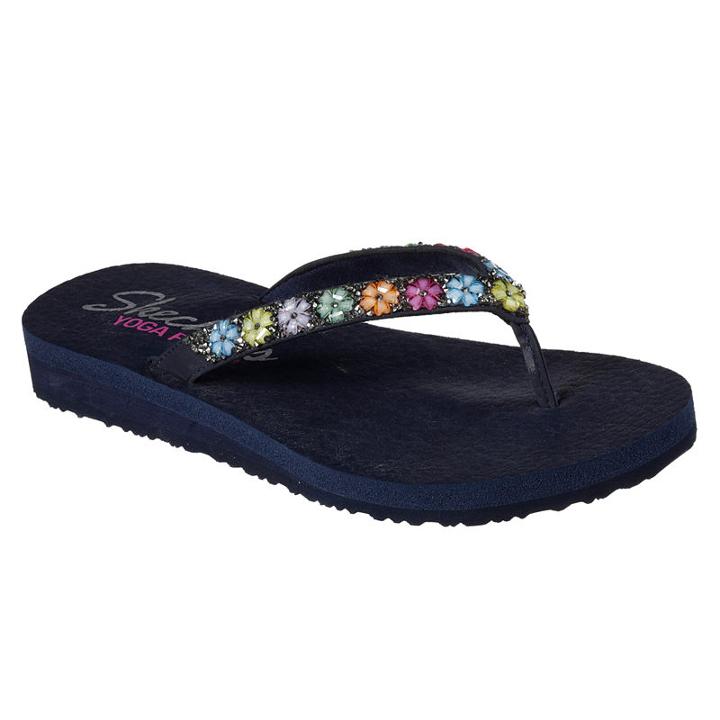 Skechers Meditation Womens Wedge Sandals