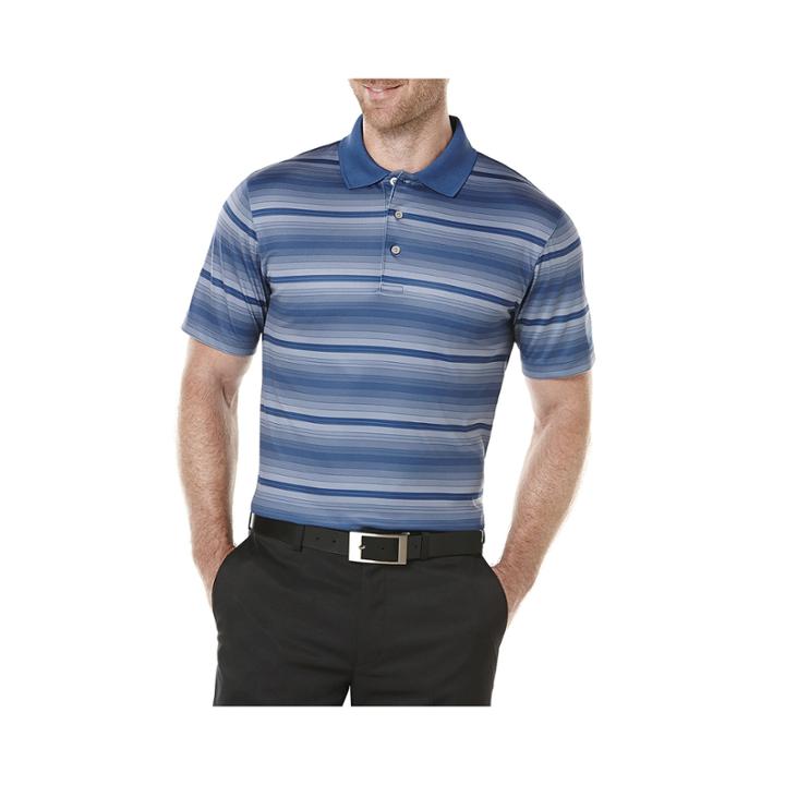 Pga Tour Motion Striped Polo