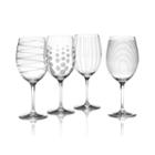 Mikasa Cheers Set Of 4 Red Wine Glasses