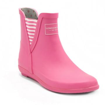 London Fog Piccadilly Womens Waterproof Rain Boots
