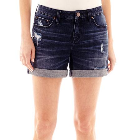 A.n.a Roll-cuff Denim Boyfriend Shorts