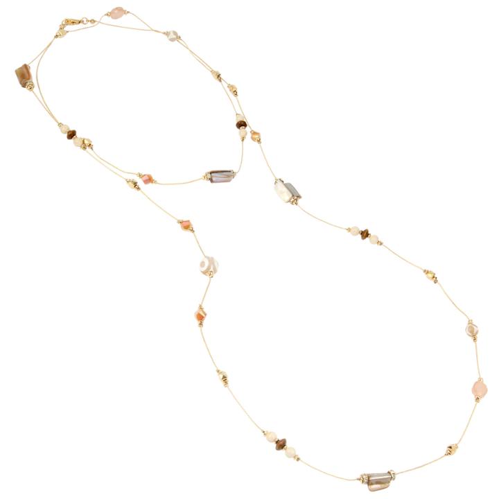 Bleu&trade; Gold-tone Illusion Necklace