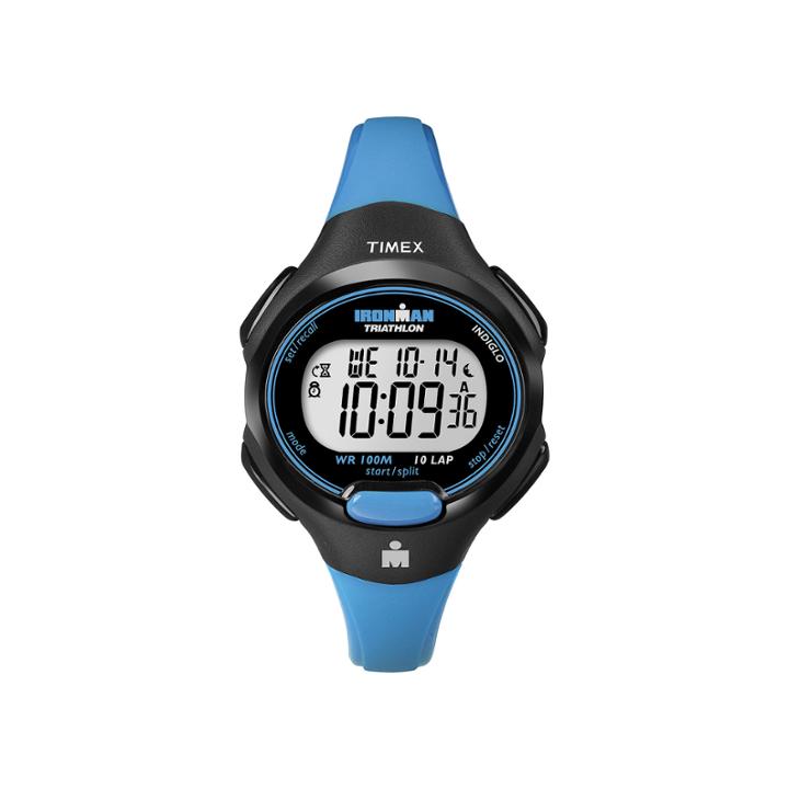Timex Womens Blue Resin Strap 10-lap Watch T5k5269j