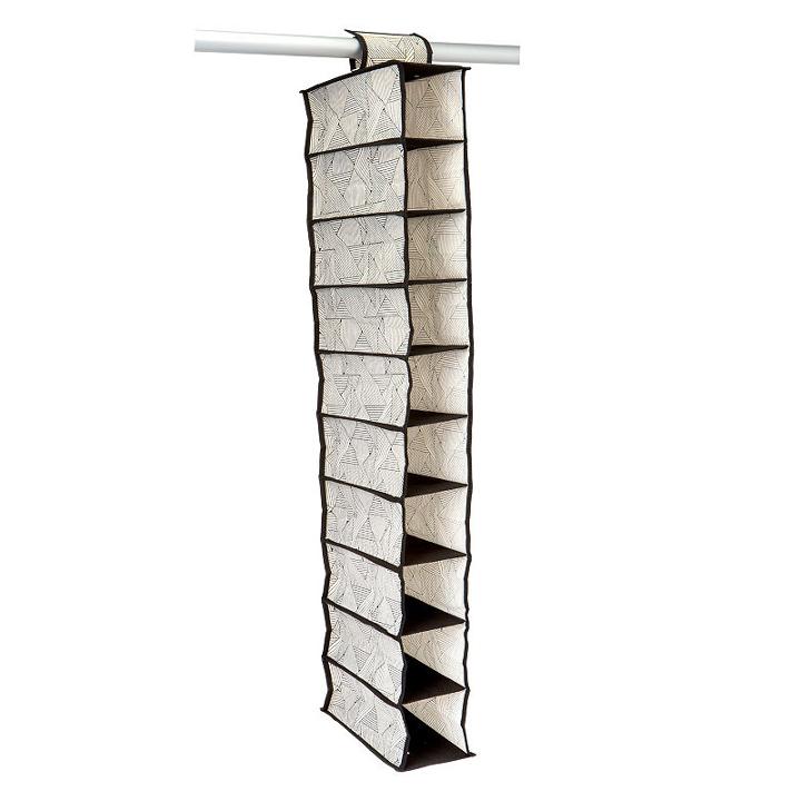 Non-woven 10 Shelf Shoe Organizer - Geo Natural