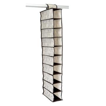 Non-woven 10 Shelf Shoe Organizer - Geo Natural