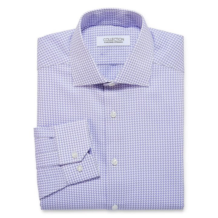 Collection By Michael Strahan Long Sleeve Dress Shirt Big And Tall