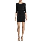 By & By 3/4 Sleeve Bodycon Dress-juniors