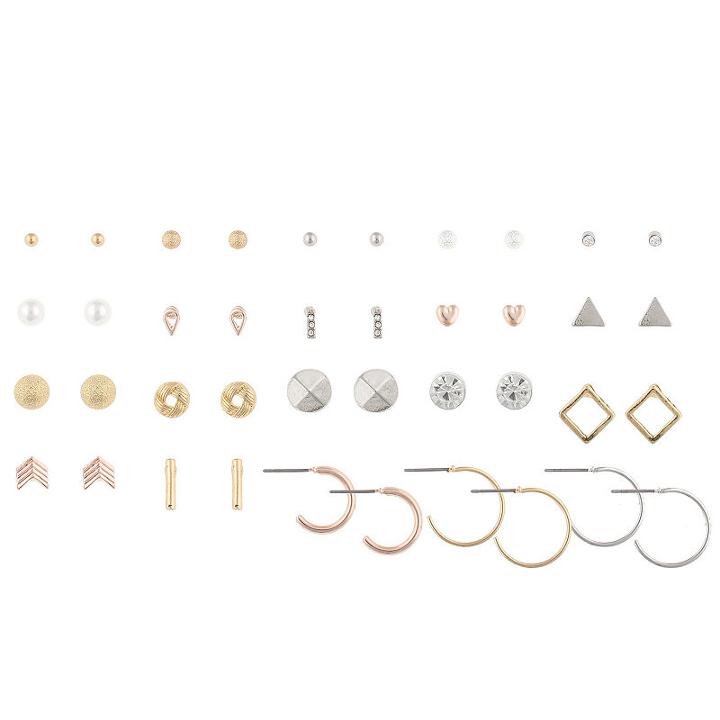 Decree Round Earring Sets