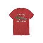 Family Holiday Short Sleeve Graphic T-shirt-big And Tall