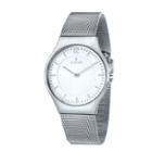 Fjord Mens Silver Tone Expansion Watch-fj-3025-22